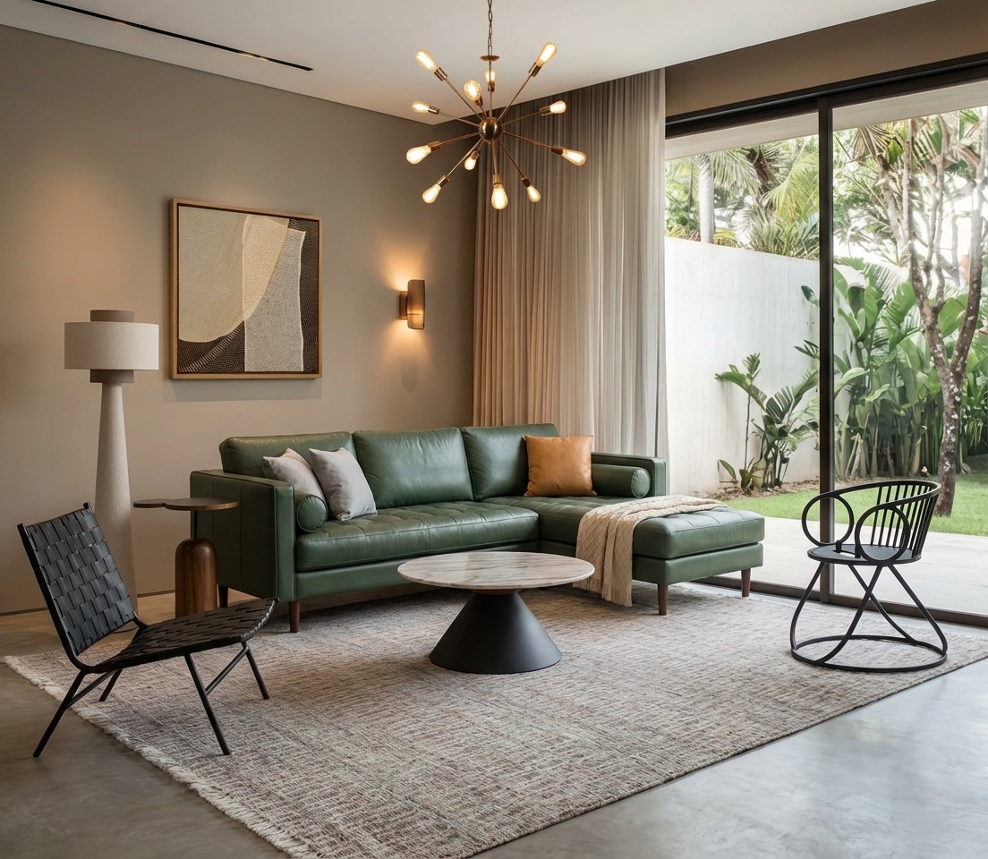 A living room styled by a Plynth stylist